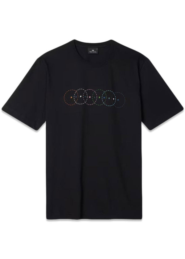 CASUAL FIT T SHIRT CIRCLES - Black-T-shirts-Paul Smith - PS-Butler Loftet