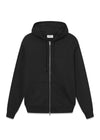 CLASSIC ZIP HOODIE - Black-Hoodies-Bareen-Butler Loftet