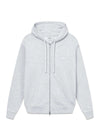 CLASSIC ZIP HOODIE - Cloudy Grey-Hoodies-Bareen-Butler Loftet
