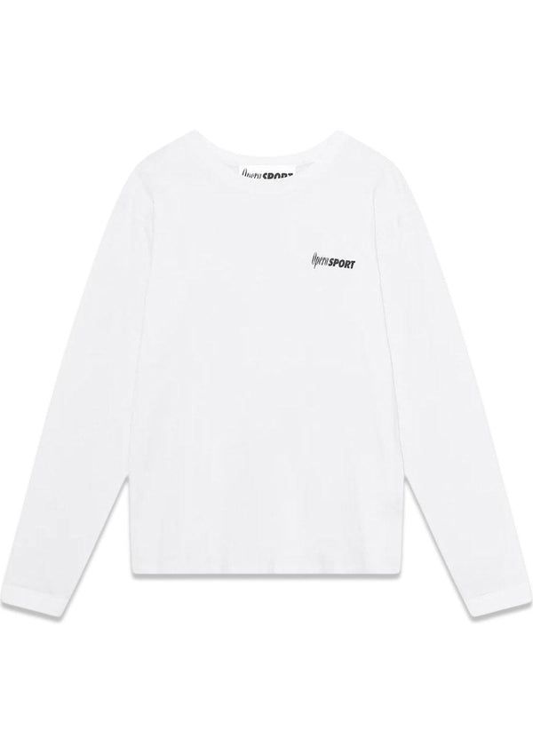 CLAUDETTE LS T-SHIRT - White-T-shirts-OpéraSPORT-Butler Loftet
