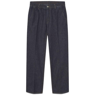 CLAY CREASED DENIM PANTS - Dark Denim-Pants-Forét-Butler Loftet