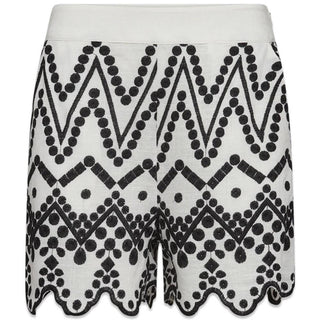CMEMBROIDERY-SHORTS - Jet Stream W. Black-Shorts-Copenhagen Muse-Butler Loftet