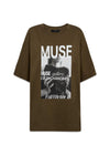 CMMUSE-TEE - Dark Olive-T-shirts-Copenhagen Muse-Butler Loftet