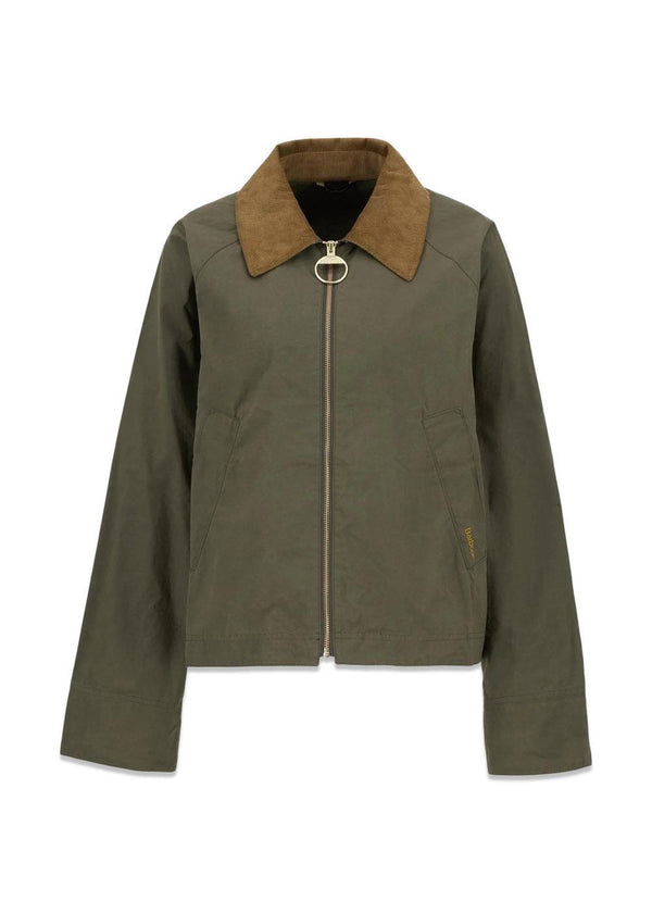 Caitlin Showerproof Jacket - Moss Green-Outerwear-Barbour-Butler Loftet