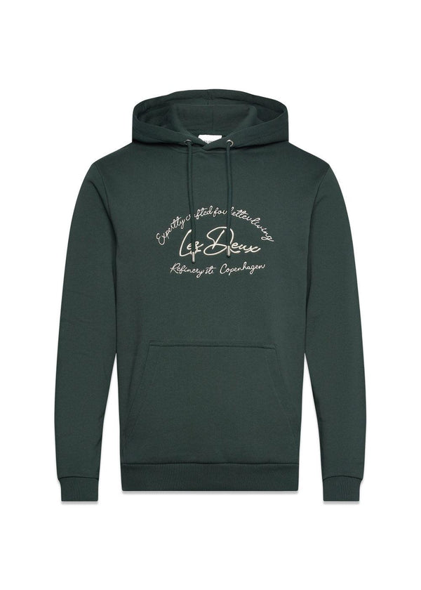 Camden Hoodie - Pine Green/Ivory