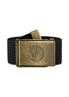 Canvas Brass Belt, 38 mm - Black-Belts-Fjällräven-Butler Loftet