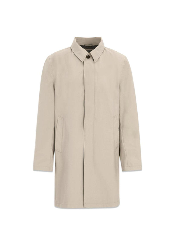 Car Coat - Kit White-Outerwear-Oscar Jacobson-Butler Loftet