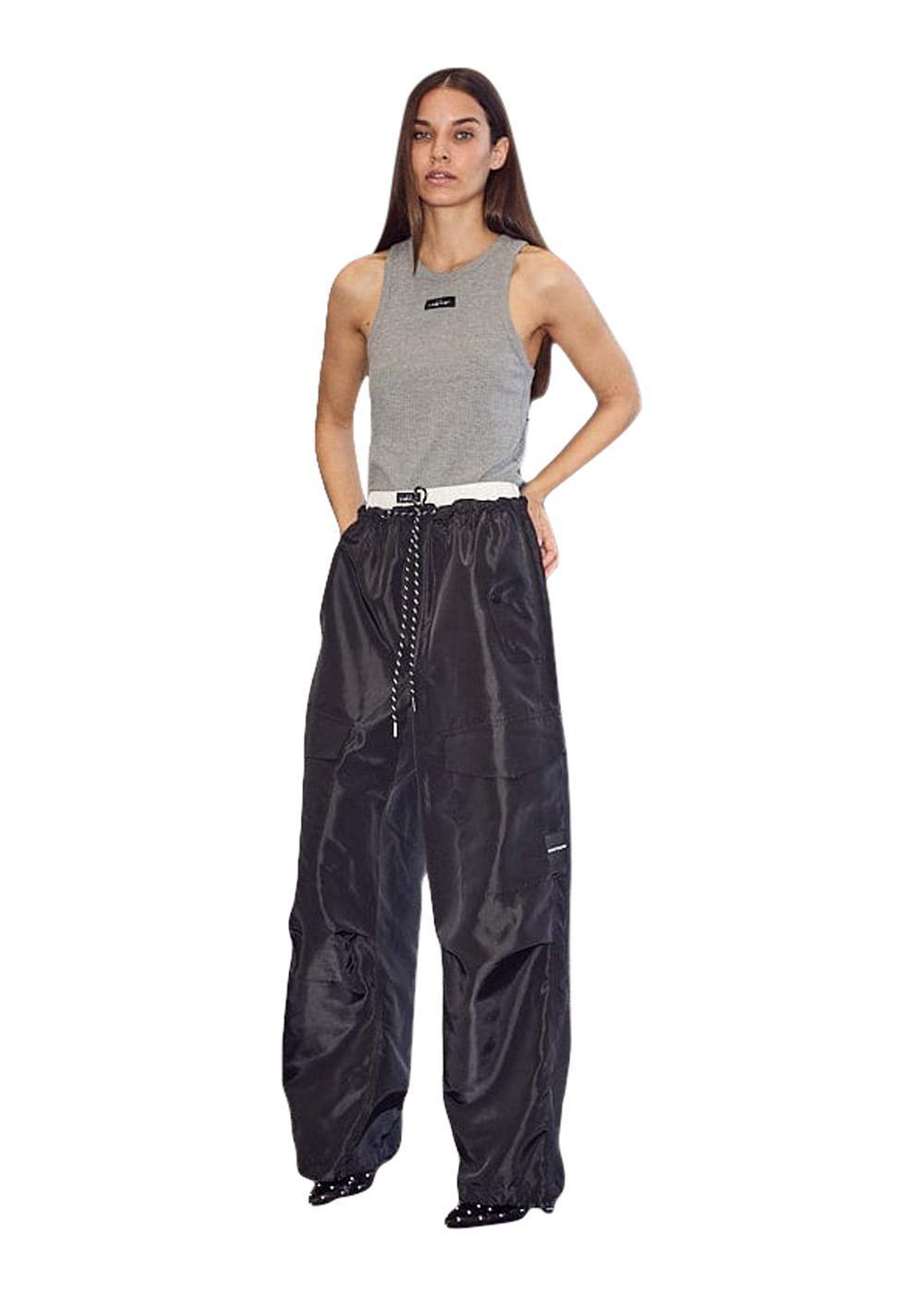 Cargo Pull On Trouser - Black-Pants-HAUTE L’AMITIÉ-Butler Loftet
