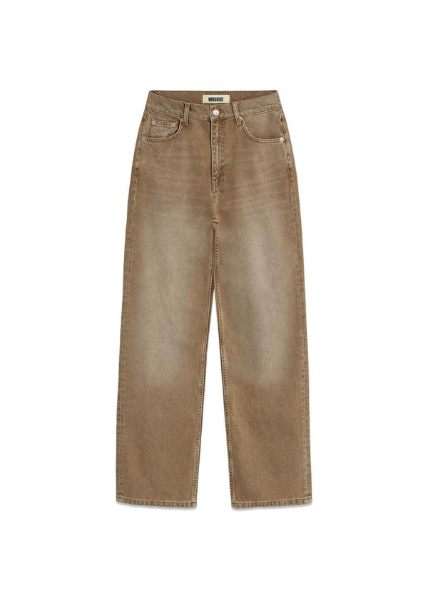 Carla Safha Jeans - Beige-Jeans-Woodbird-Butler Loftet