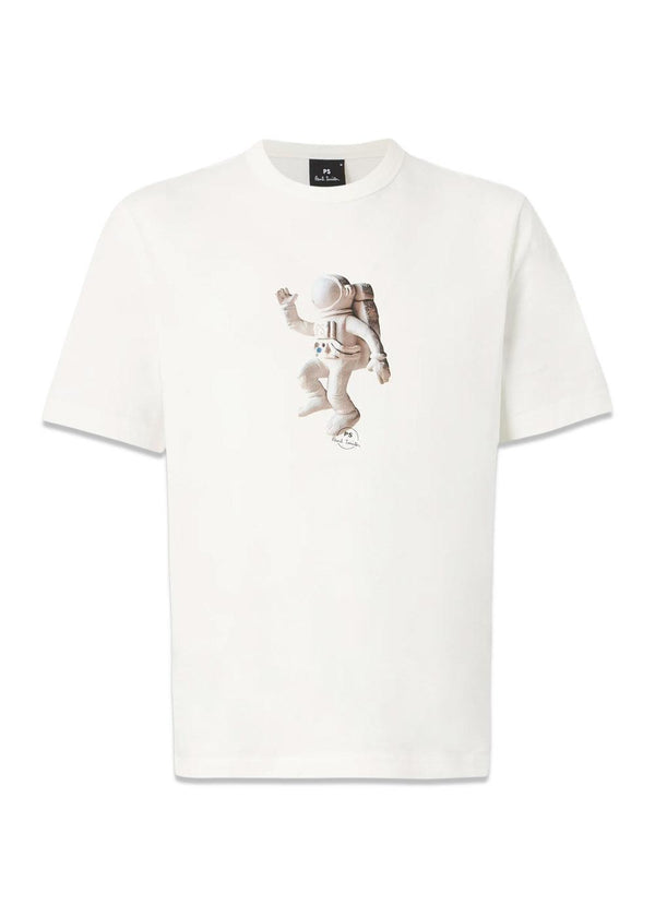 Casual Fit T-Shirt Astronaut - Off White-T-shirts-Paul Smith - PS-Butler Loftet