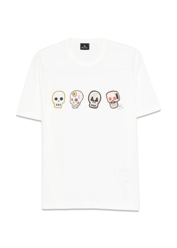 Casual fit T-shirt Skulls - White-T-shirts-Paul Smith - PS-Butler Loftet