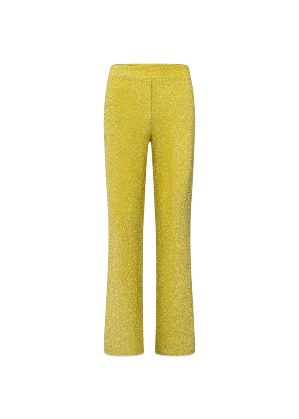 Cattia Trousers - Golden Lime