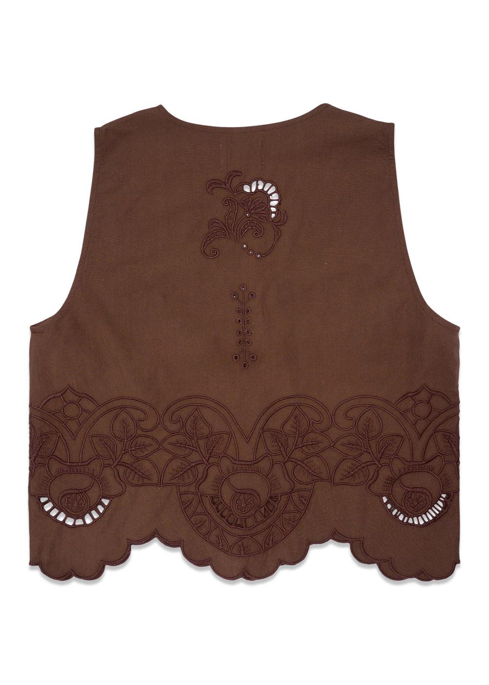 Celestine Top - Soft Brown-Top-Sissel Edelbo-Butler Loftet