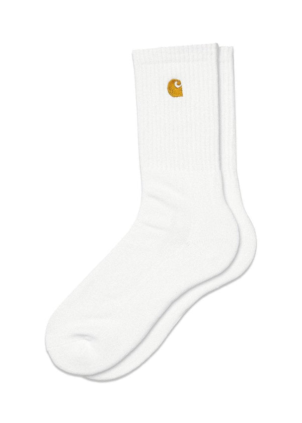 Carhartt WIP's Chase Socks - White / Gold. Køb socks/stockings her.