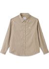 Checkered Shirt - Beige-Shirts-Globe Studios-Butler Loftet