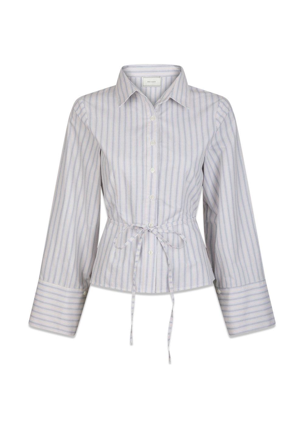 Clarida Stripe Shirt - Creme