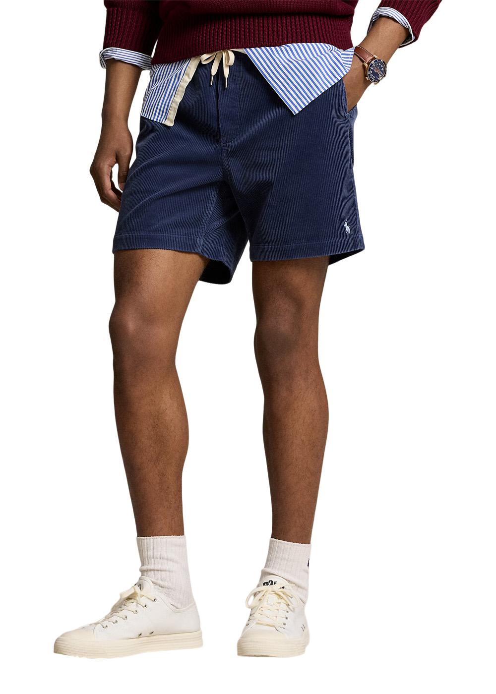 Classic Fit Prebster Corduroy Short - Navy-Shorts-Ralph Lauren-Butler Loftet