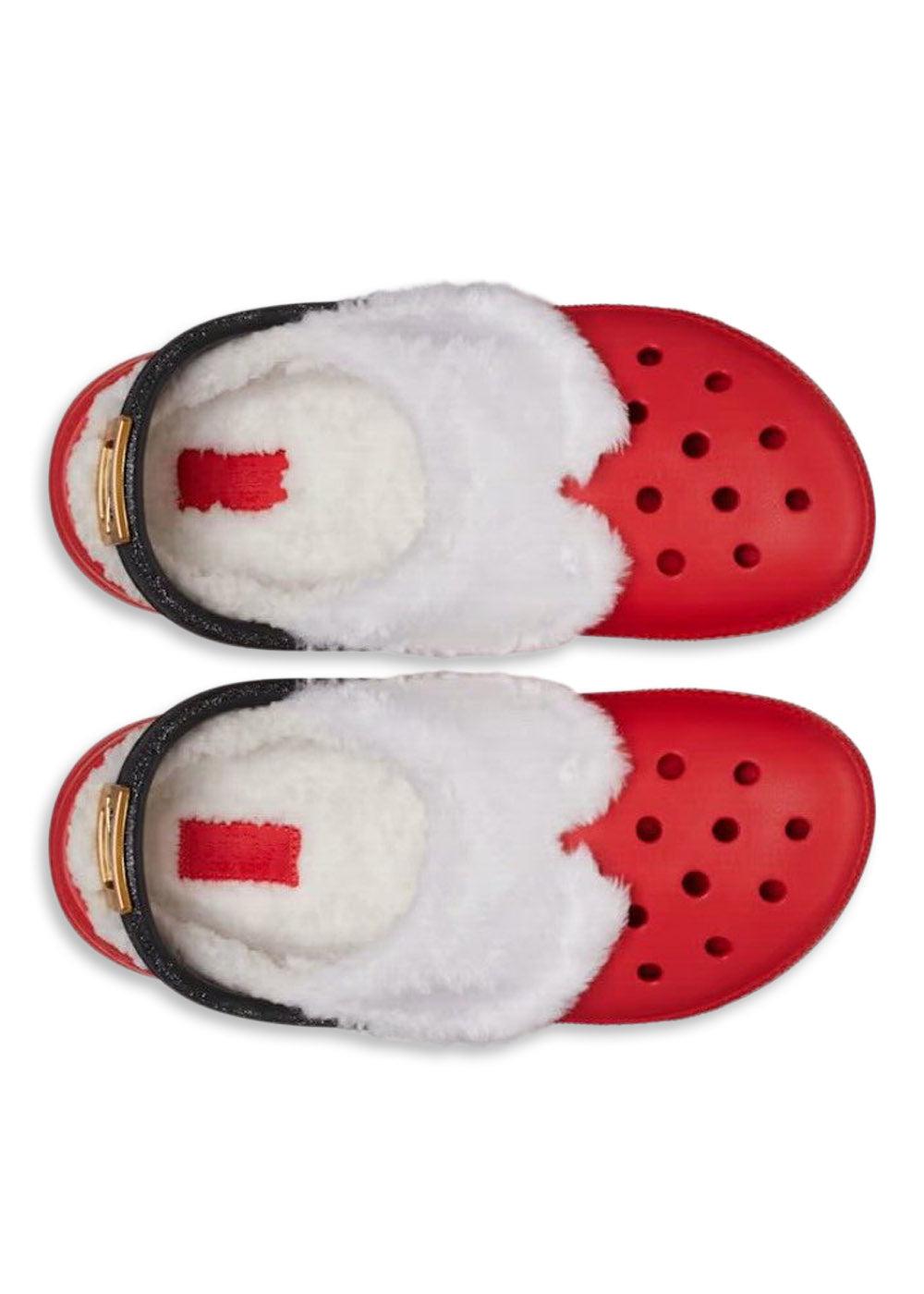 Classic Lined Santa Clog VRM - Varsity Red/Multi