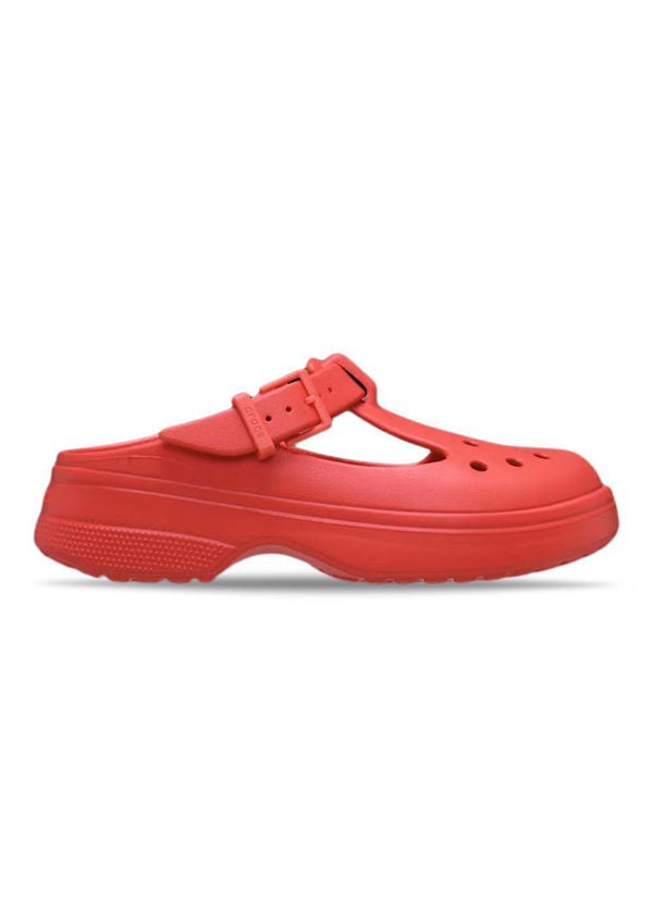 Classic Mary Jane Clog - Cherry Red