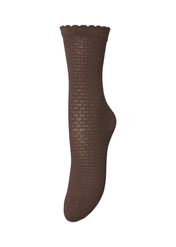 Cleomy Cotta Sock - Plum Fudge-Socks/stockings-BeckSöndergaard-Butler Loftet