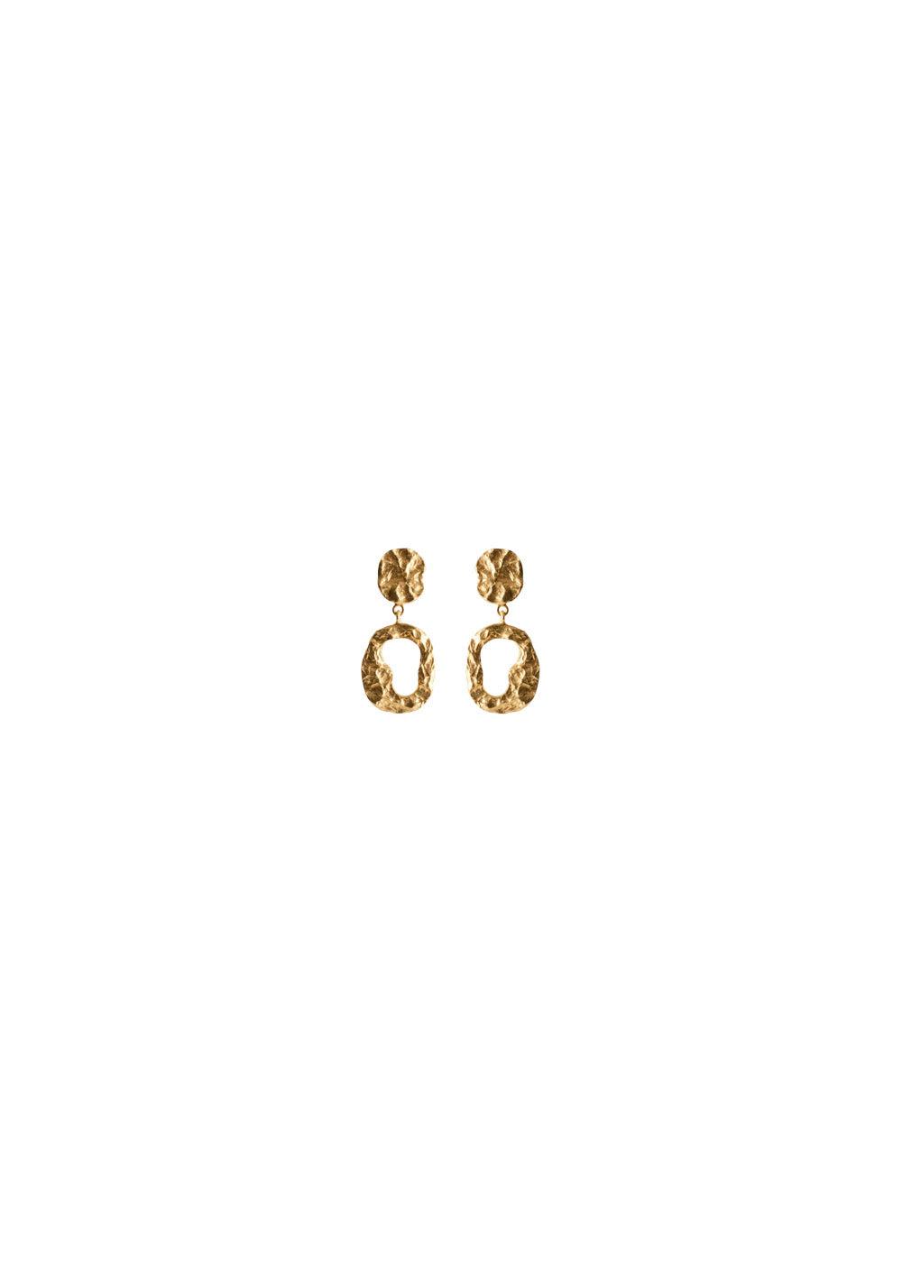 Cloud Earrings - Golden