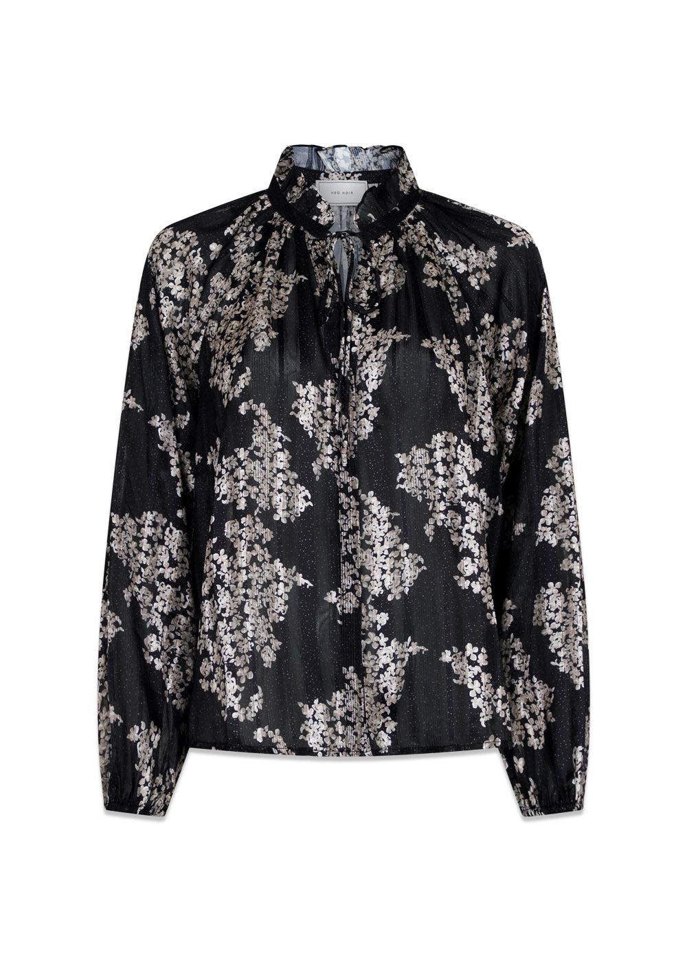 Cobie Elderflower Blouse - Black