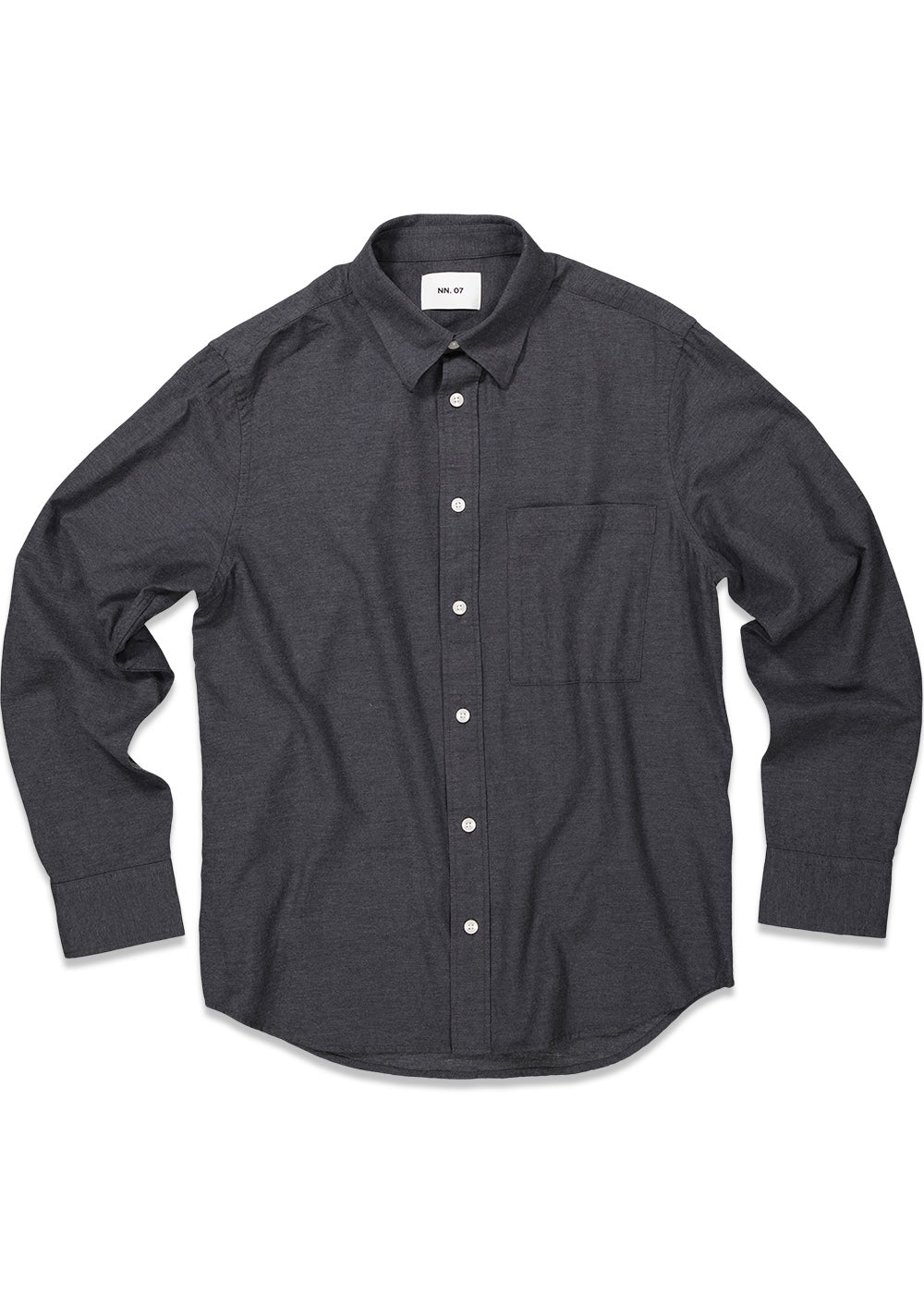 Nn. 07s Cohen Shirt 5972 - Dark Grey. Køb shirts her.