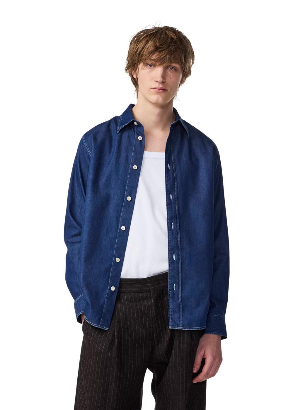 Colby Shirt 5765 - Medium Indigo-Shirts-Nn. 07-Butler Loftet