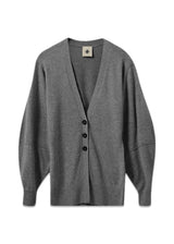 Como Sleeve Cardigan - Grey Melange-Knitwear-The Garment-Butler Loftet