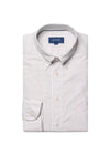 Contemparary-Striped Oxford - White Brown-Shirts-Eton-Butler Loftet