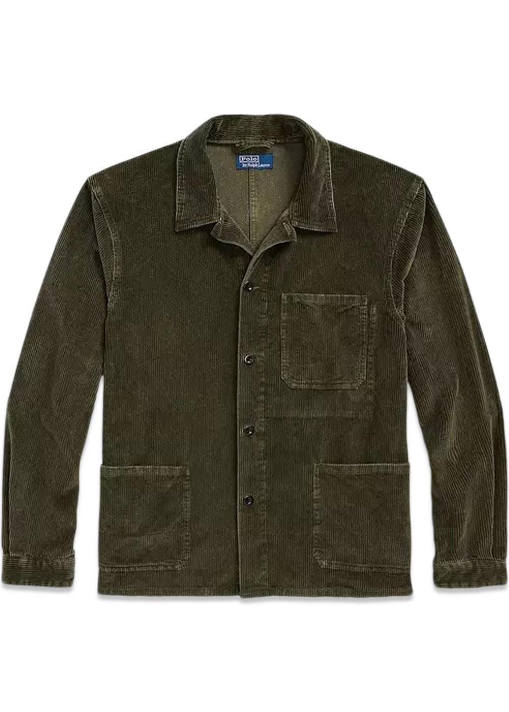 Corduroy Overshirt - Green-Blazers-Ralph Lauren-Butler Loftet