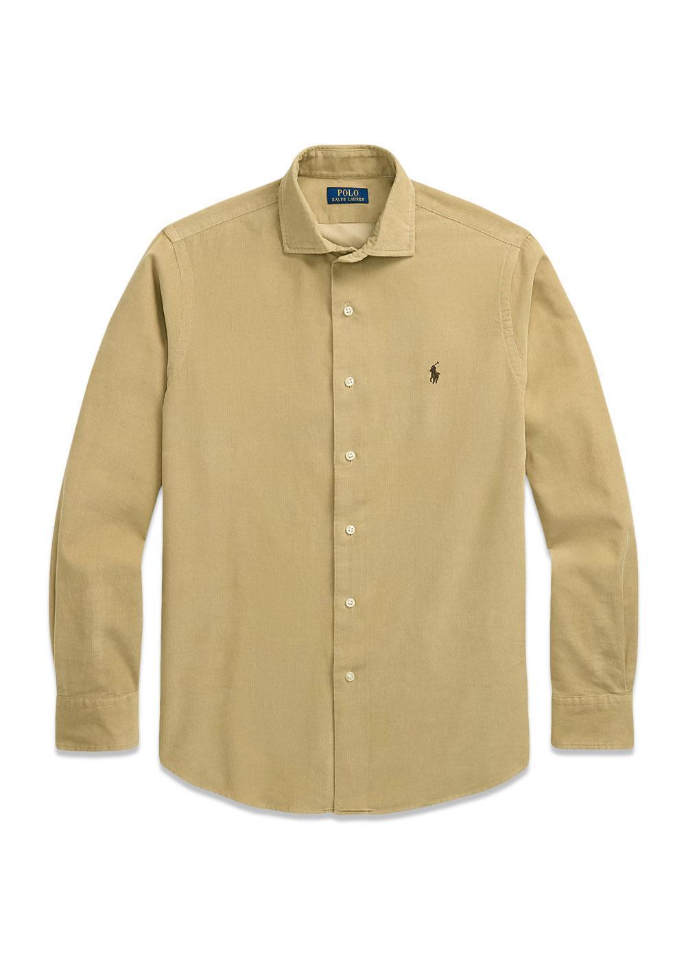 Corduroy Shirt - Beige-Shirts-Ralph Lauren-Butler Loftet