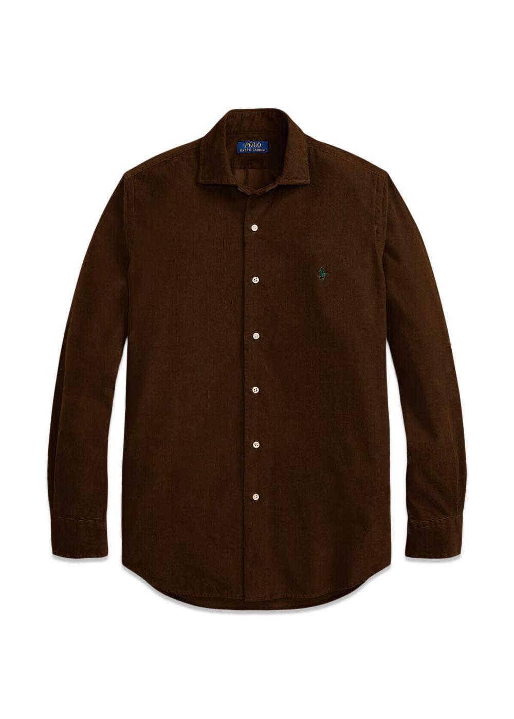 Corduroy Shirt - Brown-Shirts-Ralph Lauren-Butler Loftet
