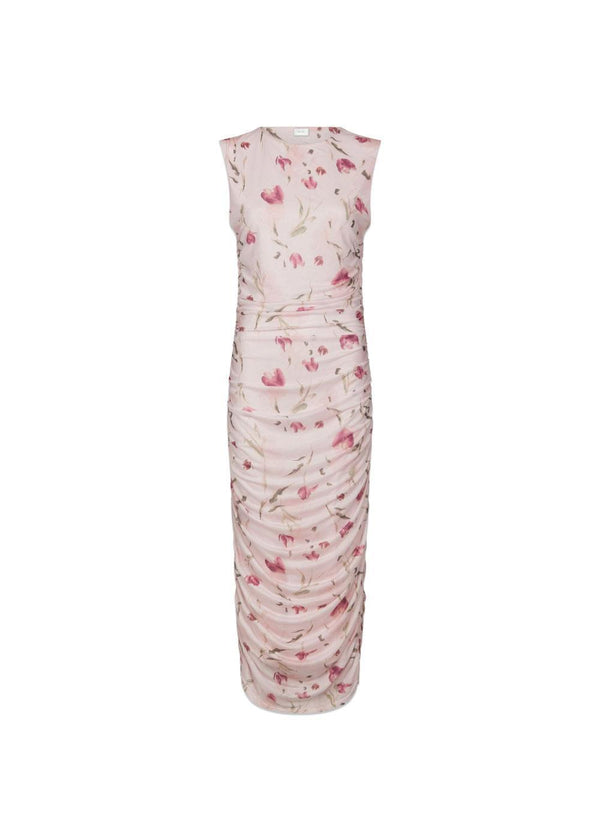 Corilina Artist Mesh Dress - Light Pink-Dress-Neo Noir-Butler Loftet