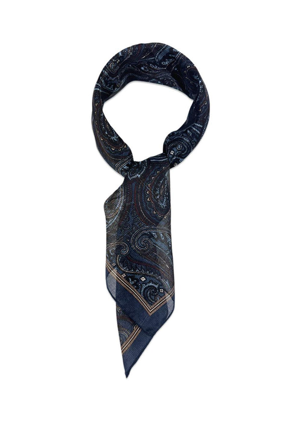 Cotton Bandana - Blue-Accessories-Portia-Butler Loftet