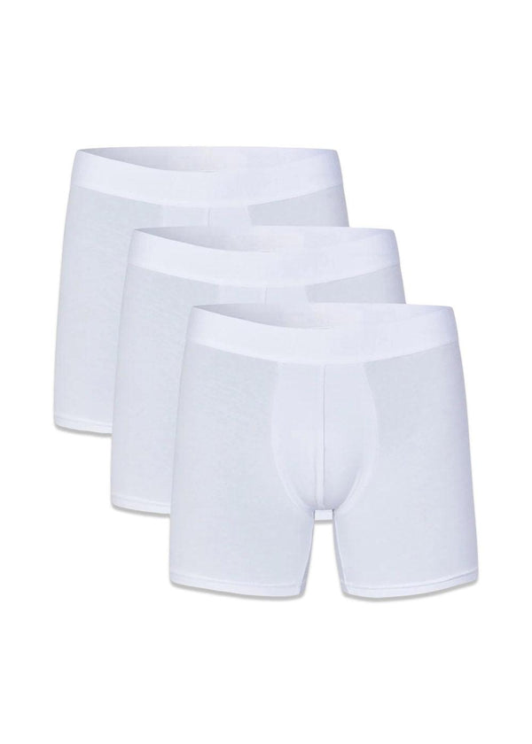 Cotton Boxers 3-pack - White