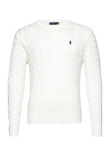Cotton Cable Knit - White-Knitwear-Ralph Lauren-Butler Loftet