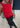 Cotton Poplin Smock Tie String Top - Racing Red-Top-Ganni-Butler Loftet