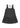 Cotton Poplin U-neck Mini Dress - Black-Dress-Ganni-Butler Loftet