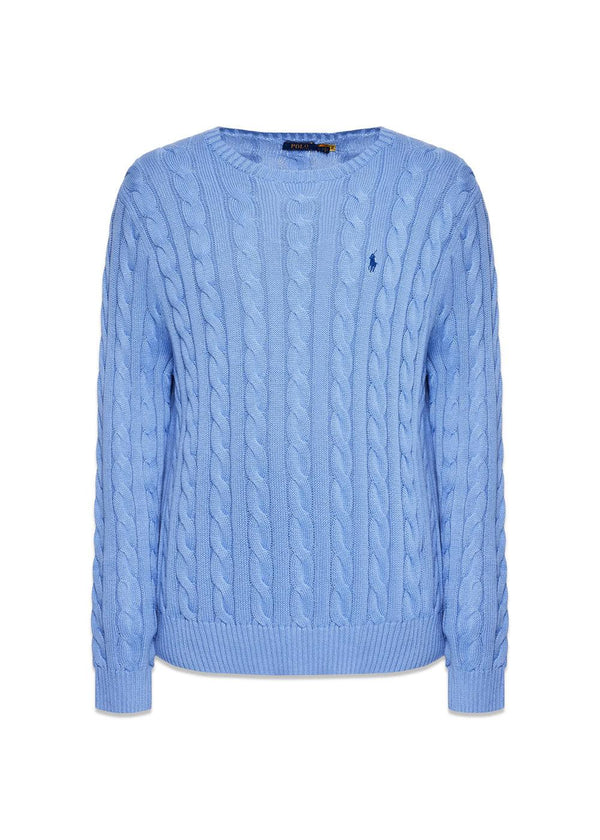 Cotton cable knit - Light Blue