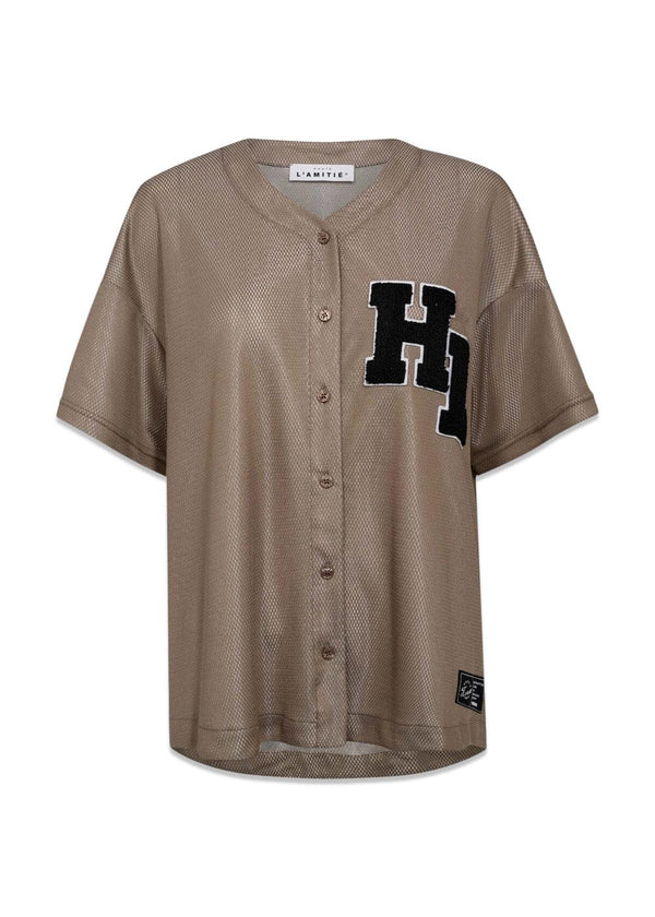 Court Tee - Walnut-T-shirts-HAUTE L’AMITIÉ-Butler Loftet