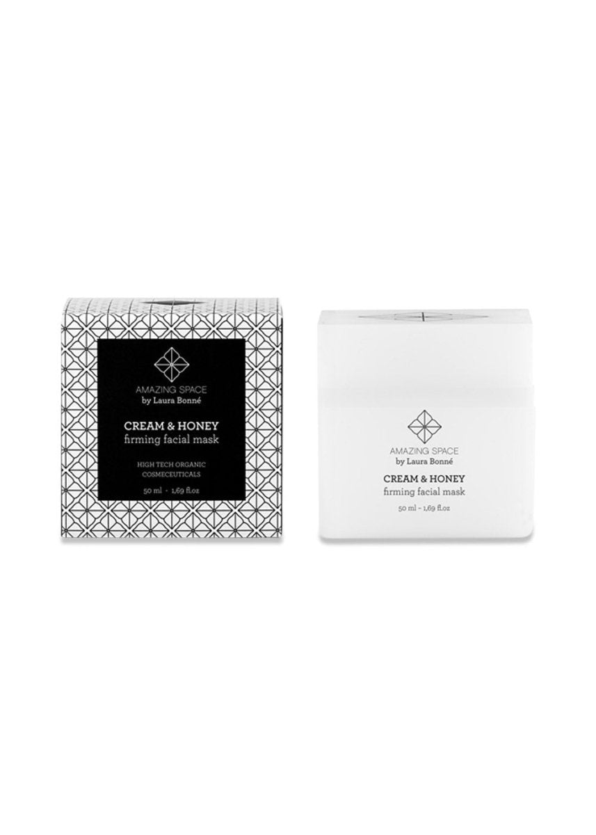 Amazing Spaces Cream & Honey - Firming facial (50 ml). Køb beauty her.