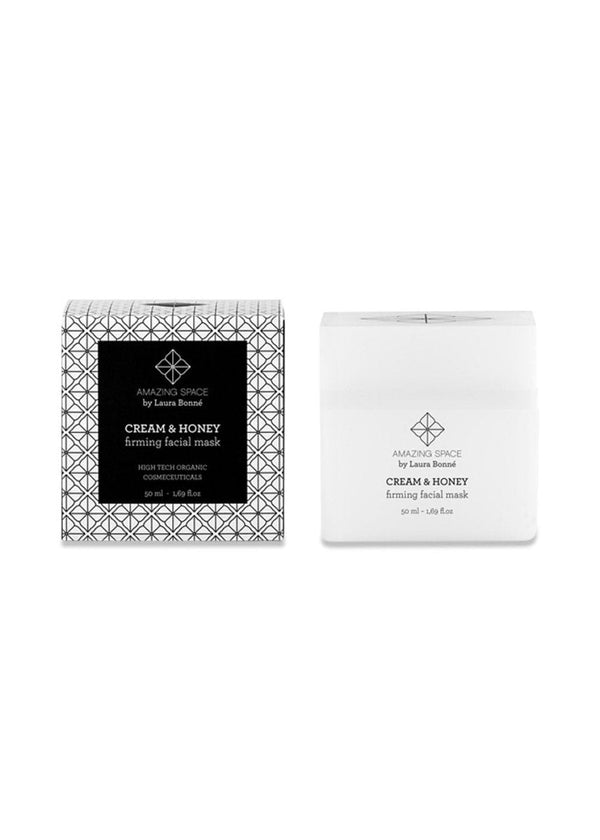 Amazing Spaces Cream & Honey - Firming facial (50 ml). Køb beauty her.
