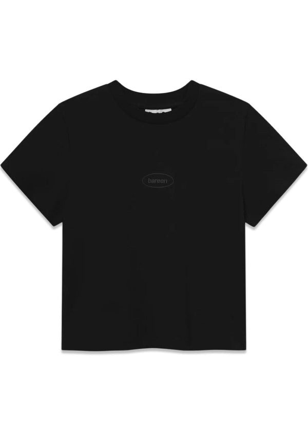 Cropped Womens Tee - Black