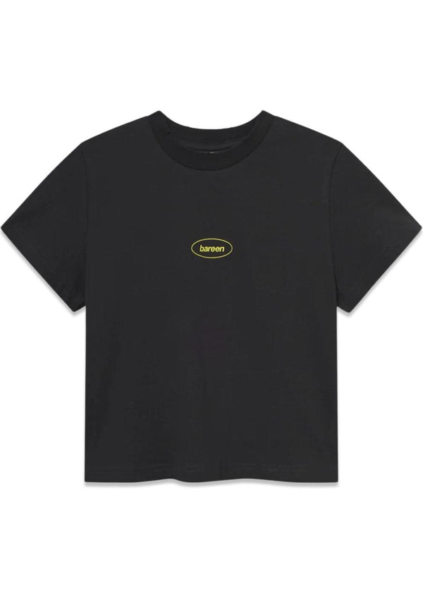 Cropped Womens Tee - Vintage Black