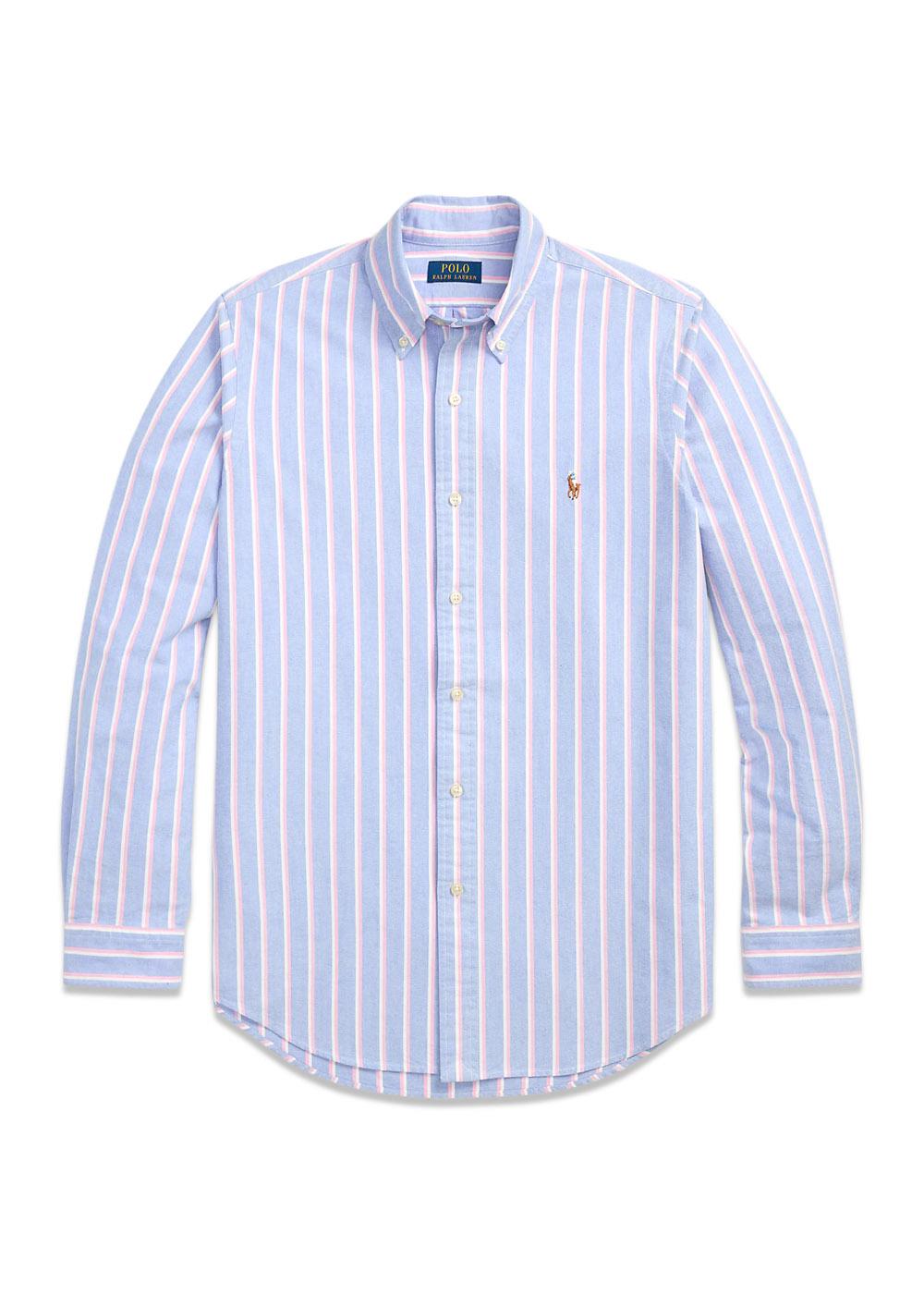 Pink Butler Fit Custom Fit Stripped Oxford Shirt - Blue Pink – Butler Loftet