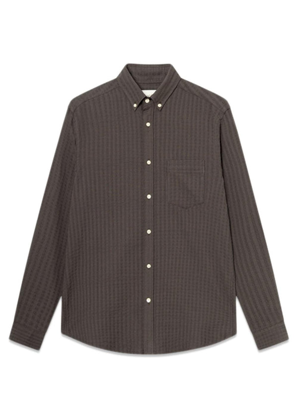 DAWN JACQUARD SHIRT - Dusty Olive