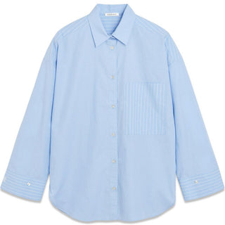 DERRIS - Blue Iris Stripe Small-Shirts-By Malene Birger-Butler Loftet