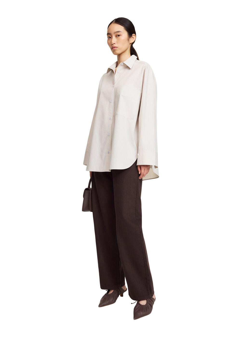 DERRIS - Old Beige Thin-Shirts-By Malene Birger-Butler Loftet