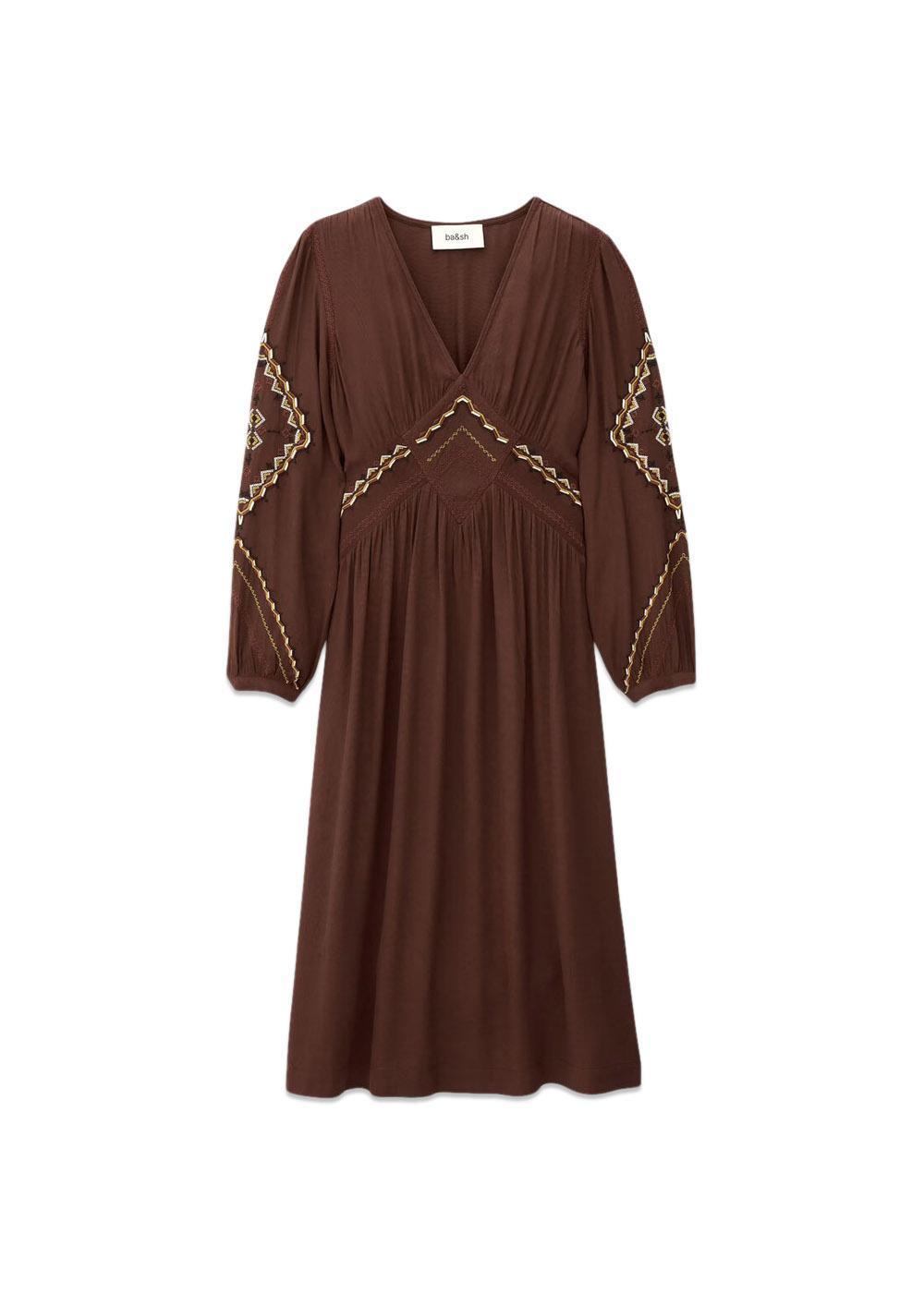 DRESS TANY - Chocolat-Dress-Ba&sh-Butler Loftet